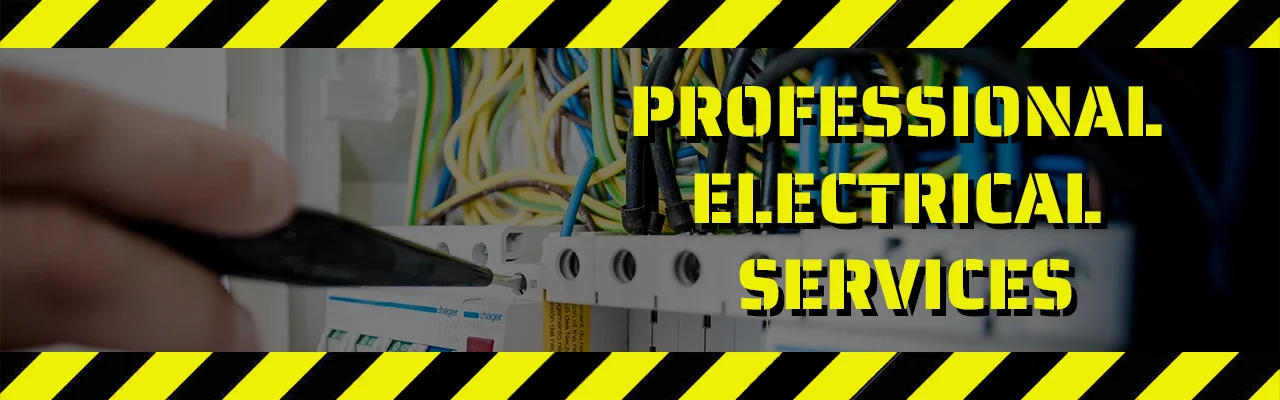 Electrician testing a consumer unit